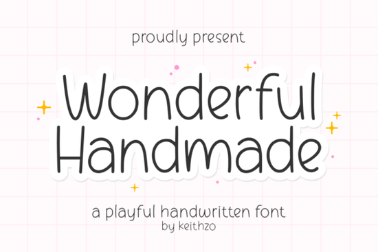 Wonderful Handmade Font